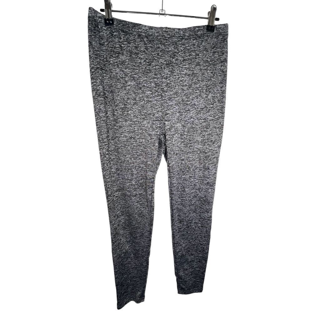 SHEIN Grey “Fuzzy Patterned” Lightweight Stretchy Basic Leggings